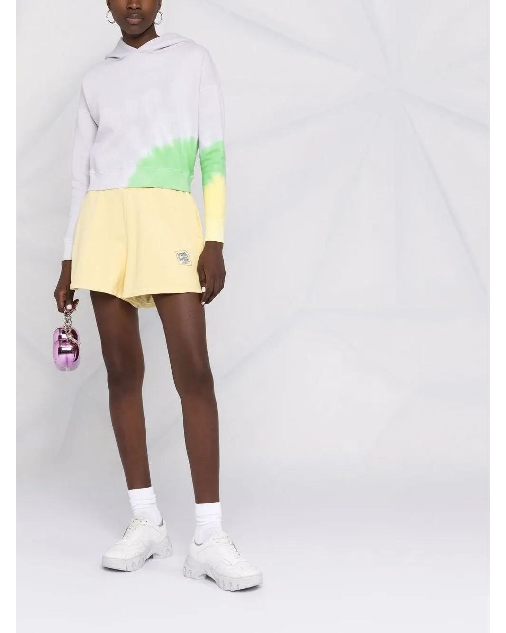 Opening Ceremony Yellow Logo-Print Elasticated Shorts