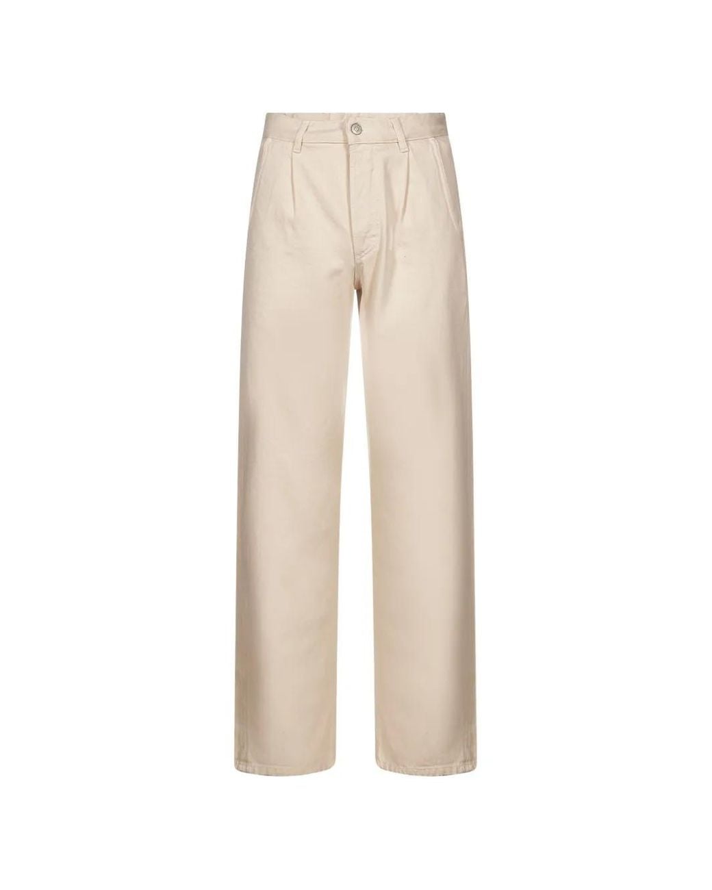 Another Aspect Natural Pleated Straight-Leg Jeans for men