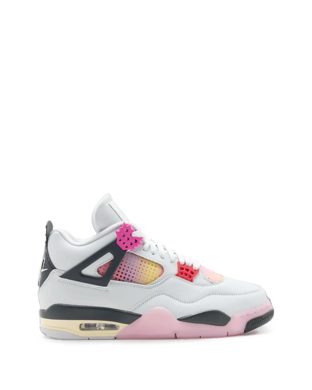 Nike White Air 4 Retro Lace-Up Sneakers
