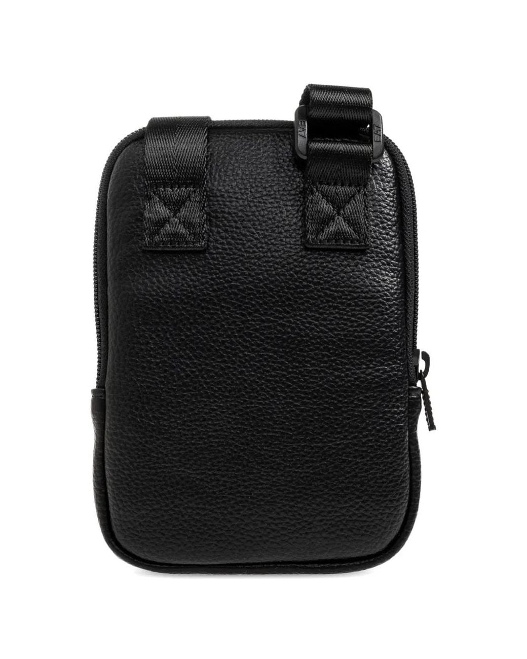 EA7 Black Crossbody Bag for men