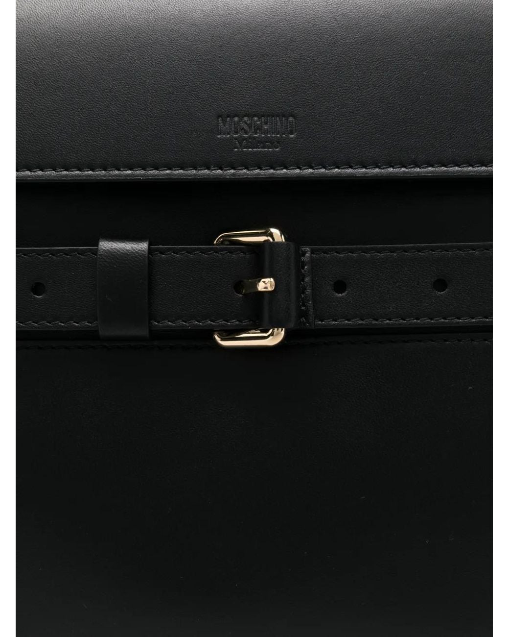 Moschino Black Tie Me Shoulder Bag for men