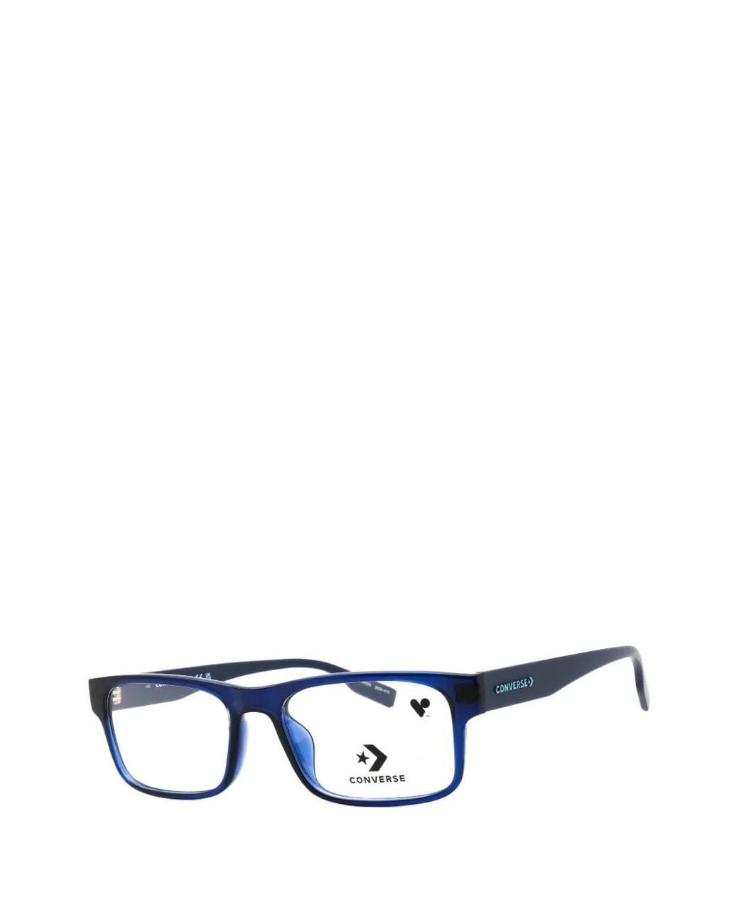 Converse Blue Rectangle-Frame Glasses