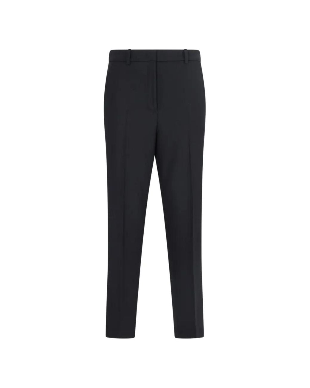 Incotex Black Virgin-Wool Trousers
