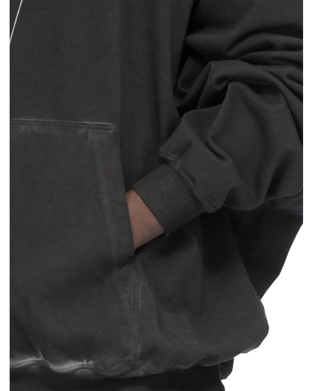 Rick Owens Black Geth Pentagram-Print Sweater for men