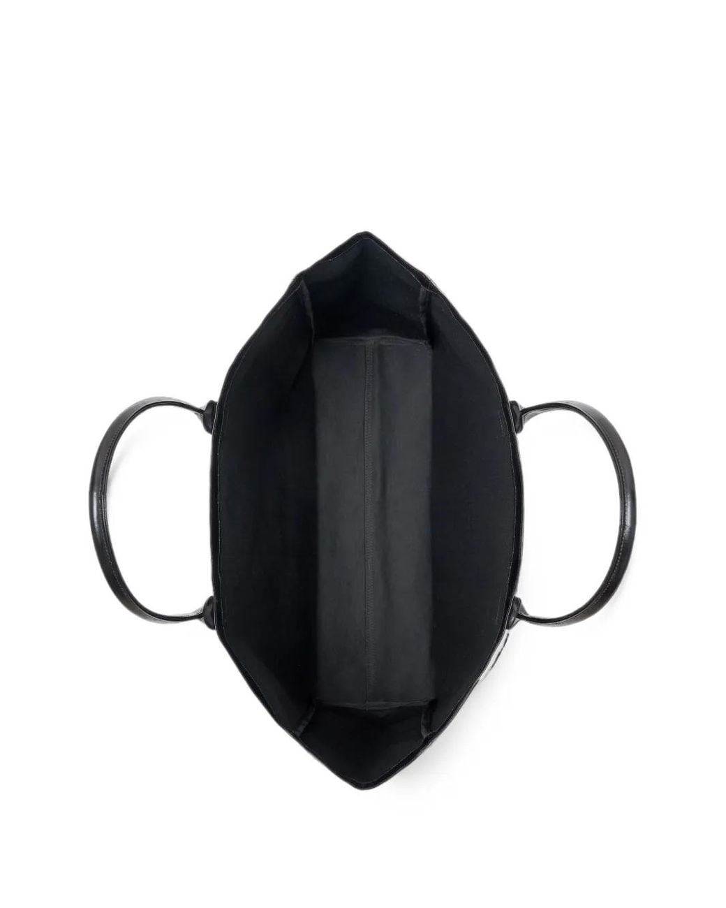Anine Bing Black Leo Coated Canvas Tote