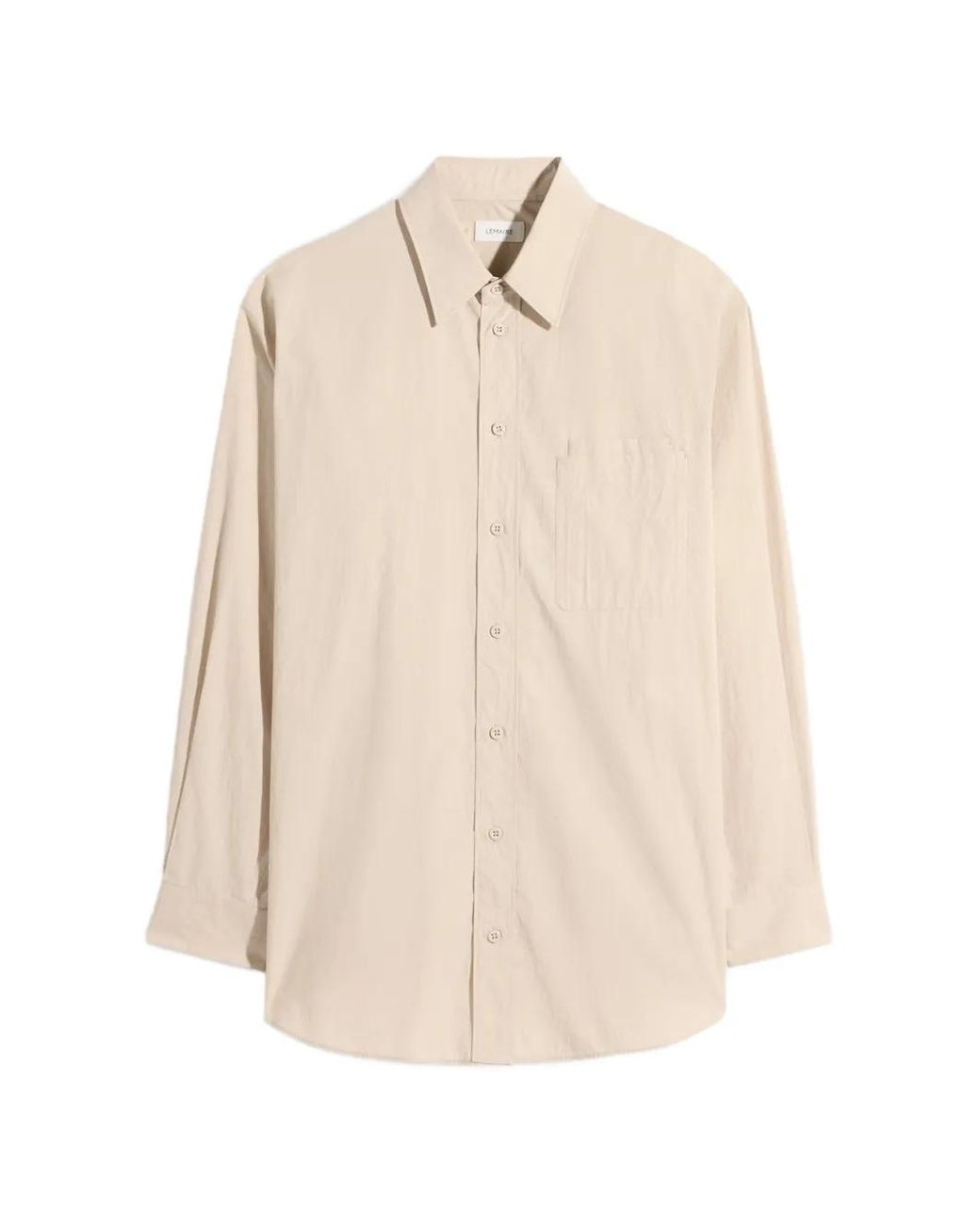 Lemaire Natural Double-Pocket Shirt for men