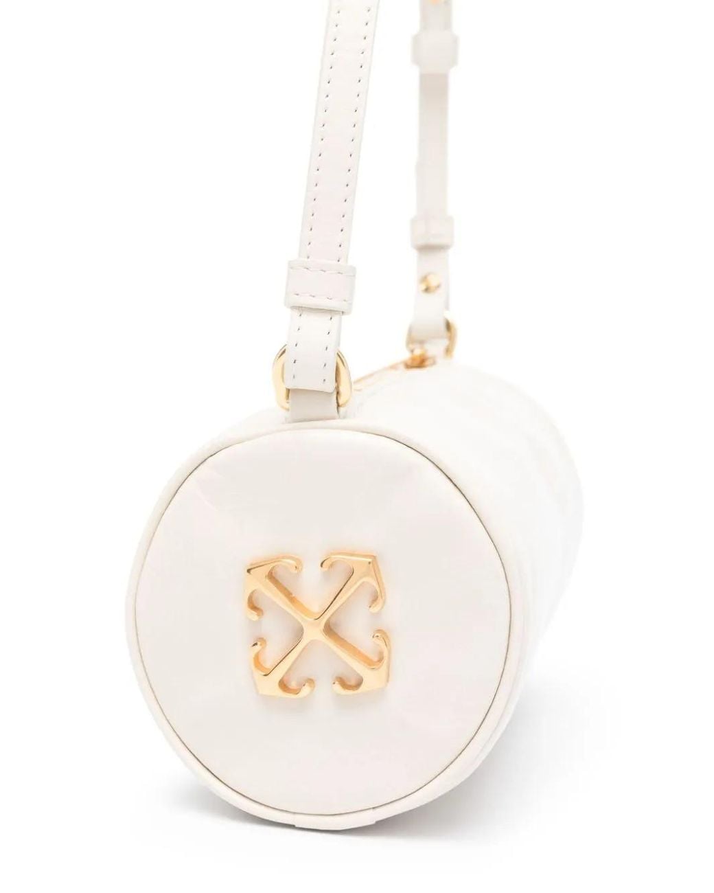 Off-White c/o Virgil Abloh Natural Torpedo Leather Mini Bag