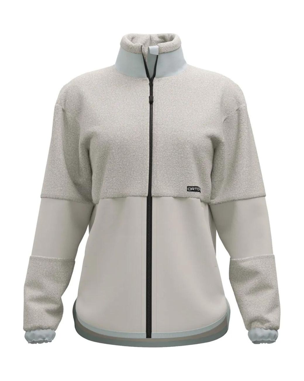 Ortovox Gray Logo-Appliqué Panelled Jacket