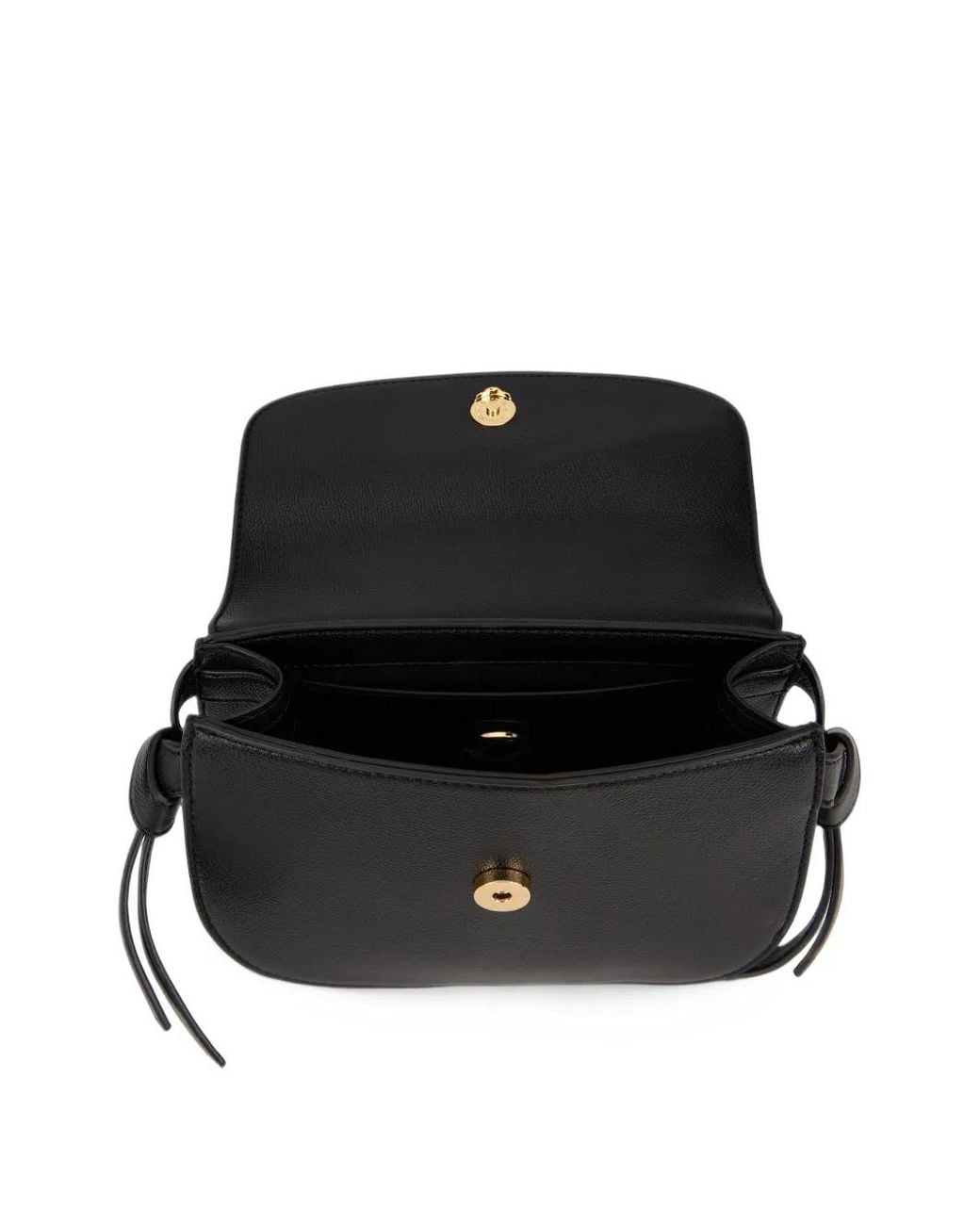 Love Moschino Black Logo-Plaque Shoulder Bag