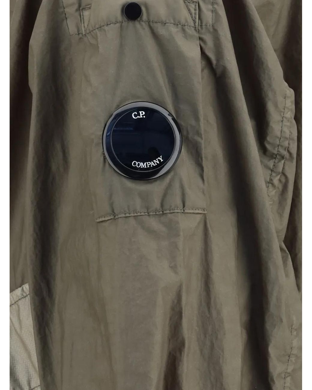 C P Company Gray Bi-Tm Bomber Jacket for men