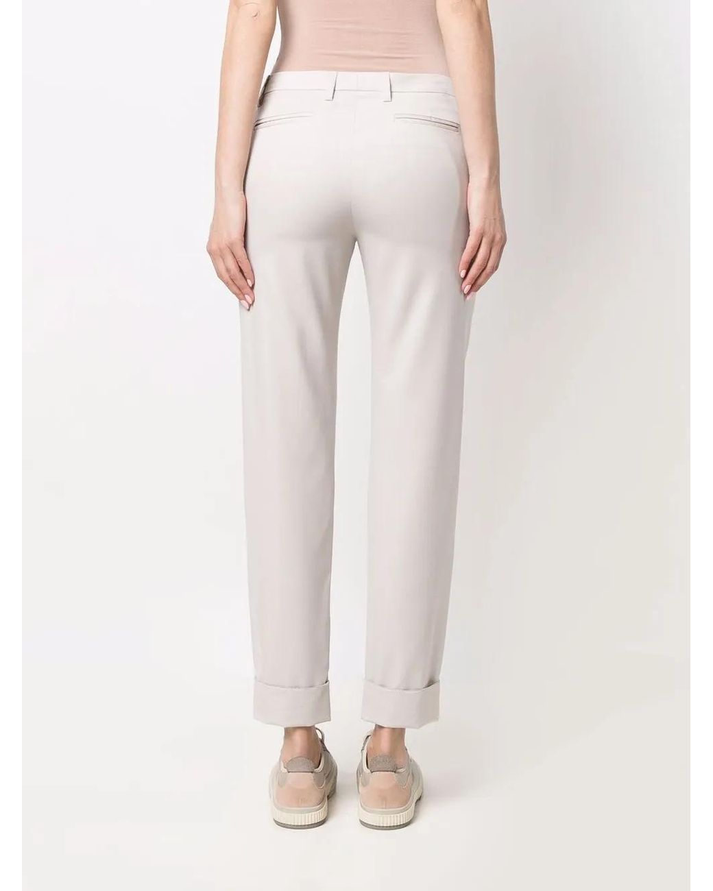 Fabiana Filippi Multicolor Straight-Leg Wool Trousers