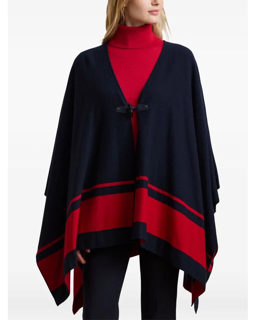 Ralph Lauren Gestreepte Cape in het Blue