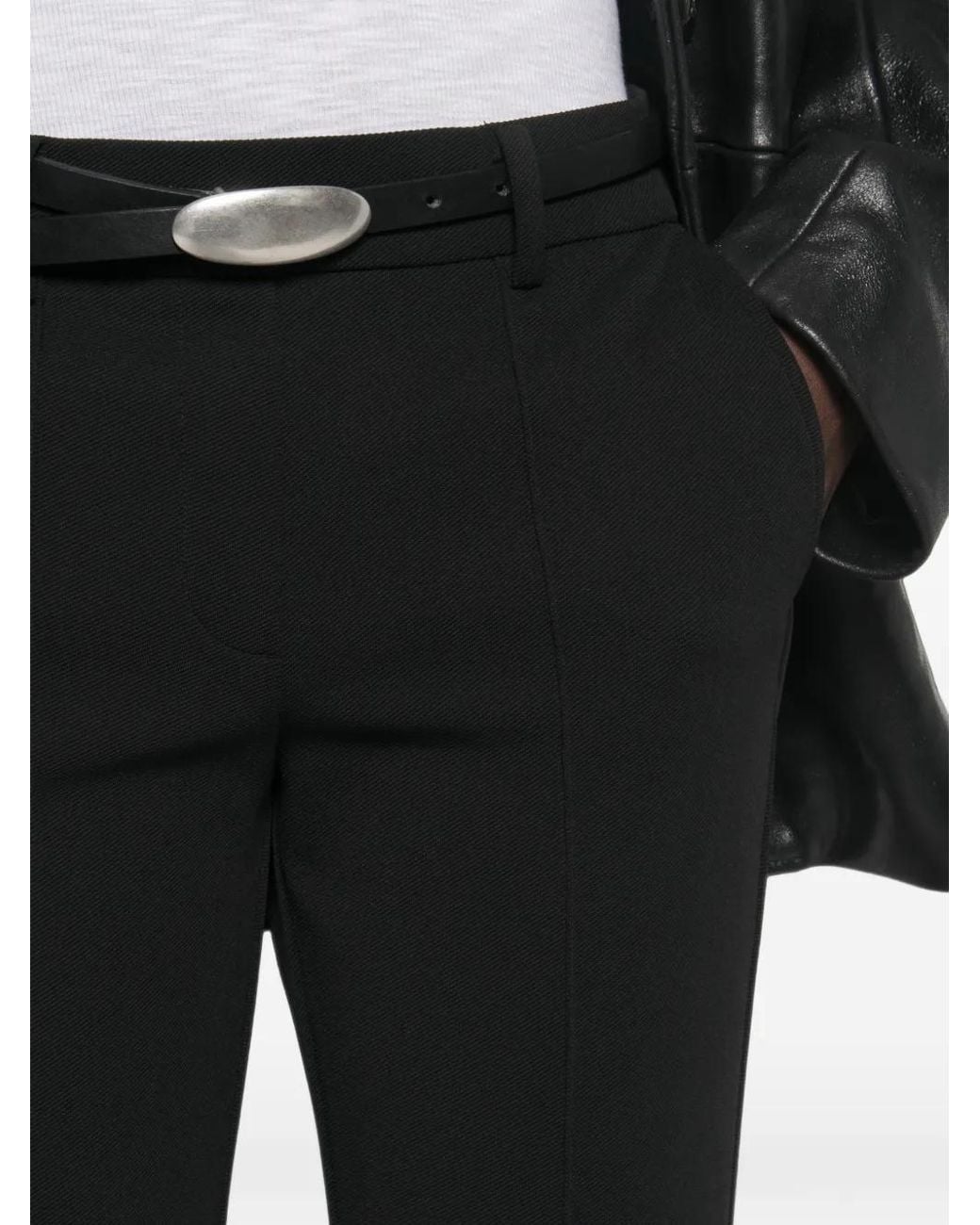 Cambio Black Francoise Flared Trousers