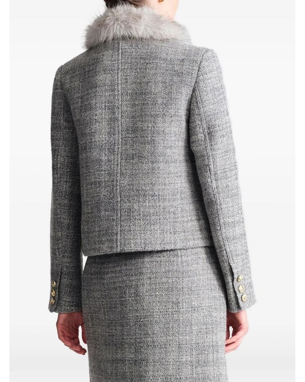 Cara Cara Gray Lucas Tweed Jacket