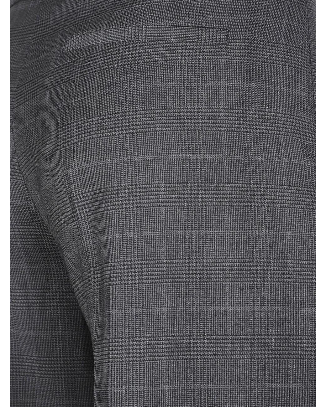 IRO Gray Check-Pattern Tailored Trousers