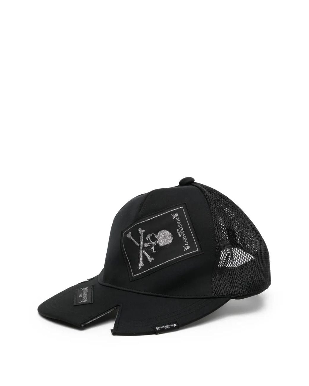 MASTERMIND WORLD Black Casquette En Mesh À Patch Logo for men