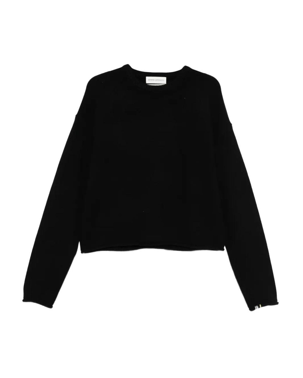 Extreme Cashmere Black Crew-Neck Sweater