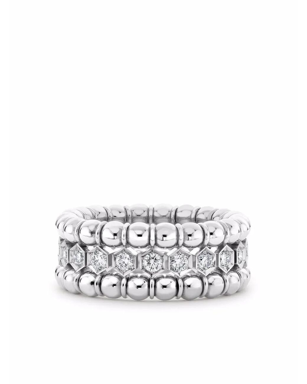 Pragnell White 18Kt Bohemia Diamond Expandable Ring