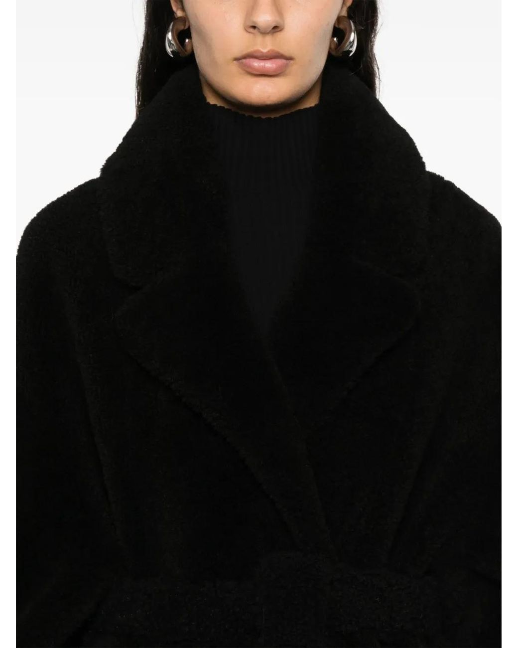 Manokhi Black Myah Coat