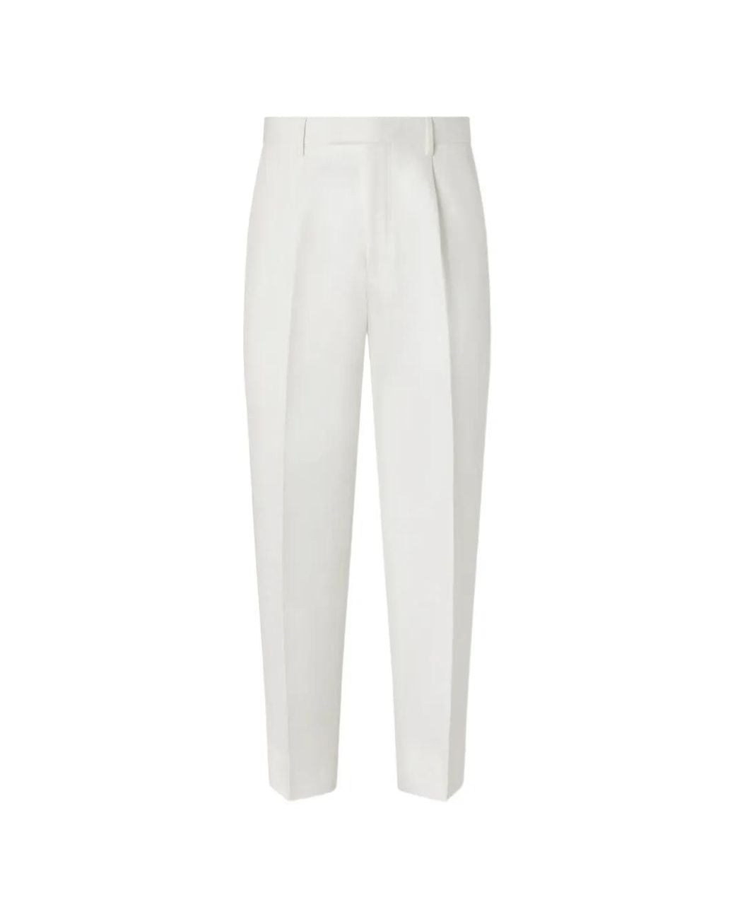 Zegna White "Z Lux Leisurewear" Trousers for men