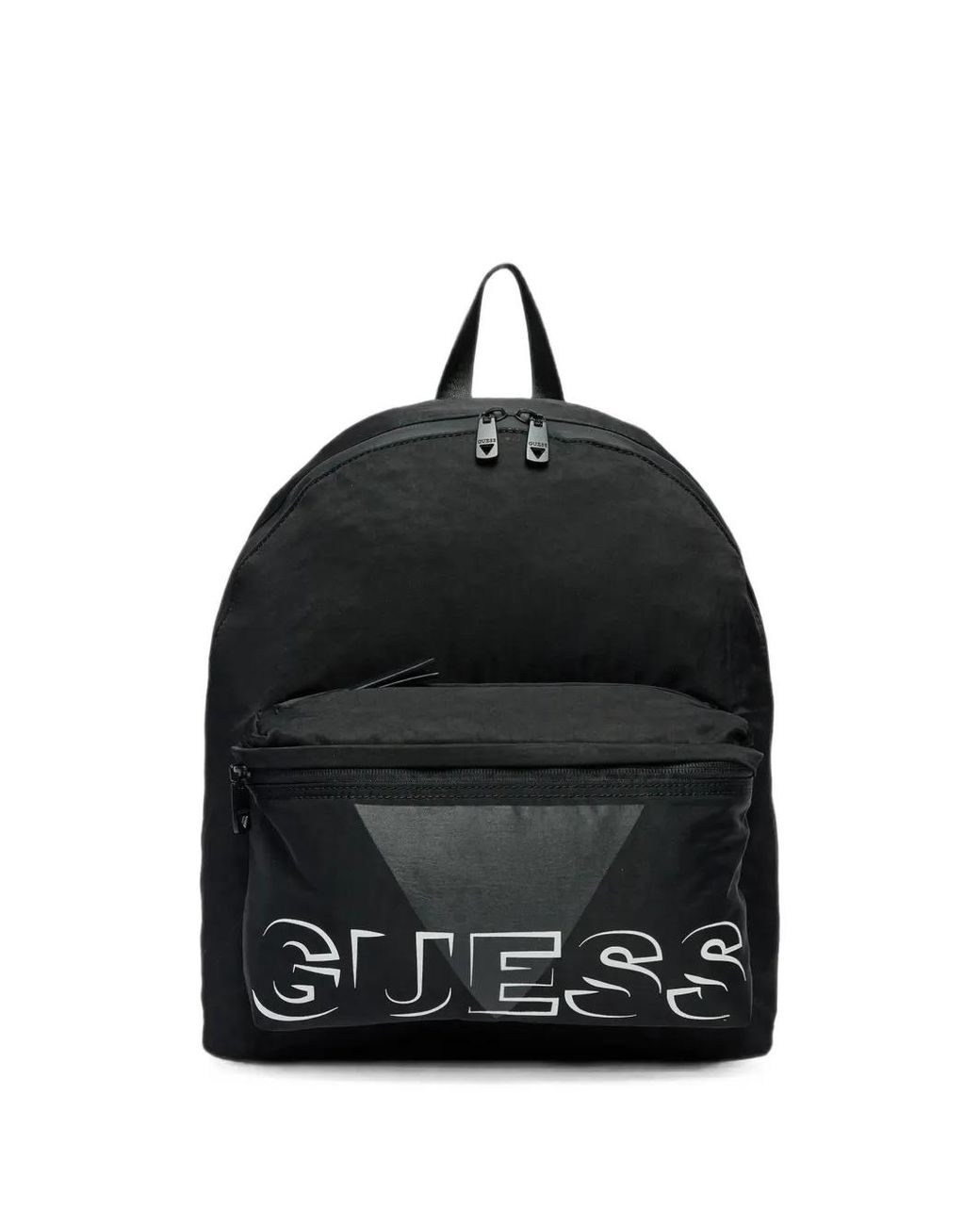 Guess Black Venezia Logo-Print Backpack for men