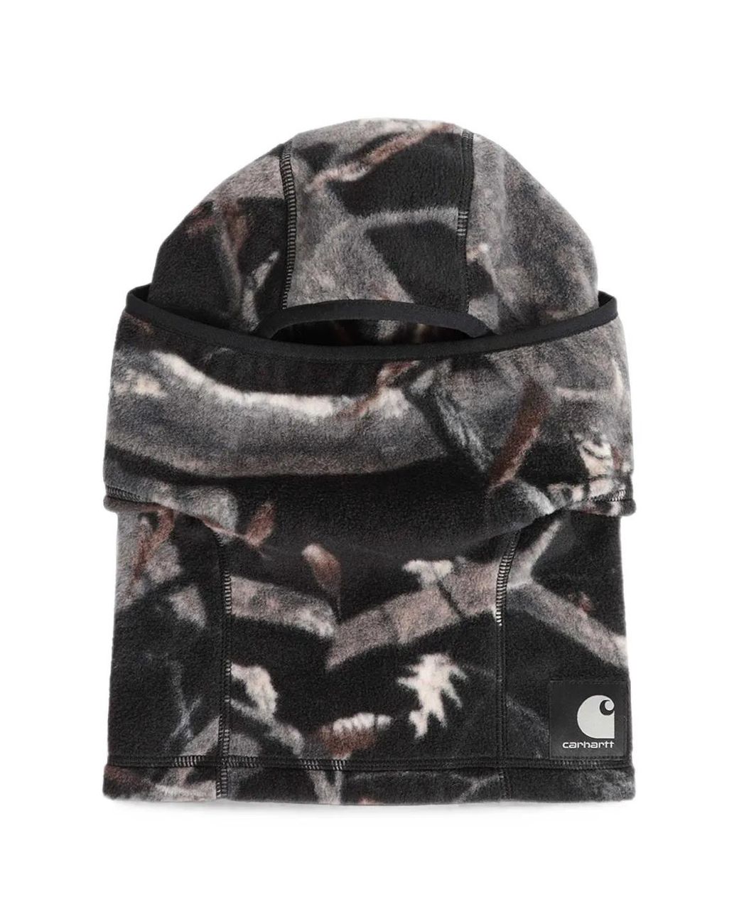 Carhartt Gray Blevin Camouflage-Print Balaclava for men