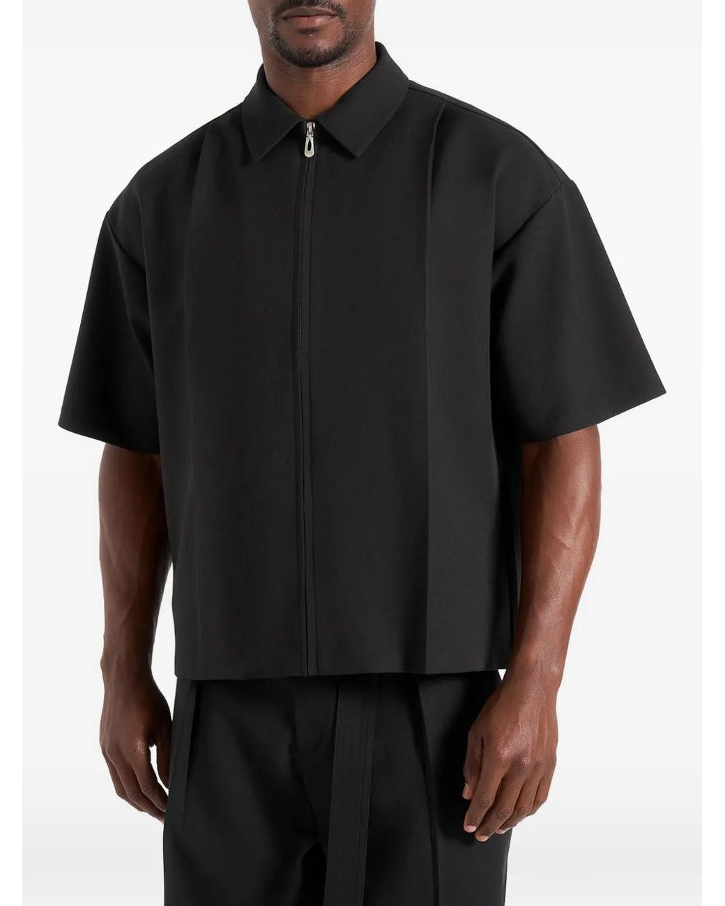 Manière De Voir Black Aven Short-Sleeve Shirt for men