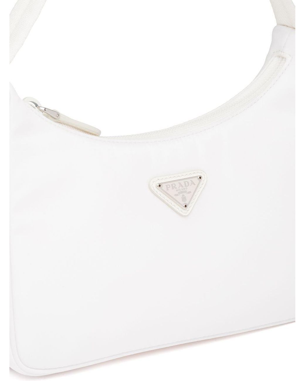 Prada Re-edition 2000 Mini Bag in White