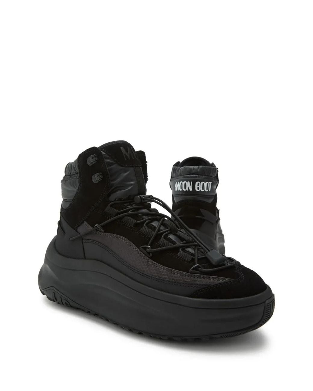 Moon Boot Black Mb Moon247 Xlace Mid for men