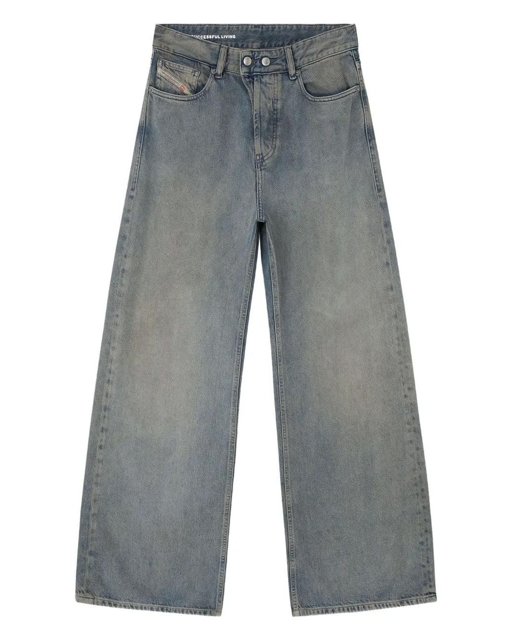 DIESEL 1996 D-Sire ワイドジーンズ グレー | Lyst
