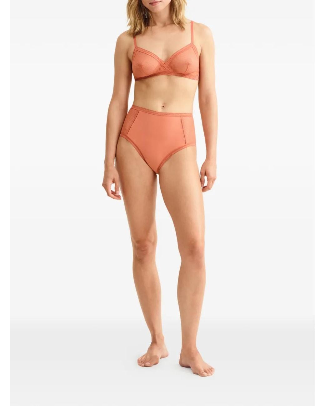 Eres Pink Fard Wireless Triangle Bra