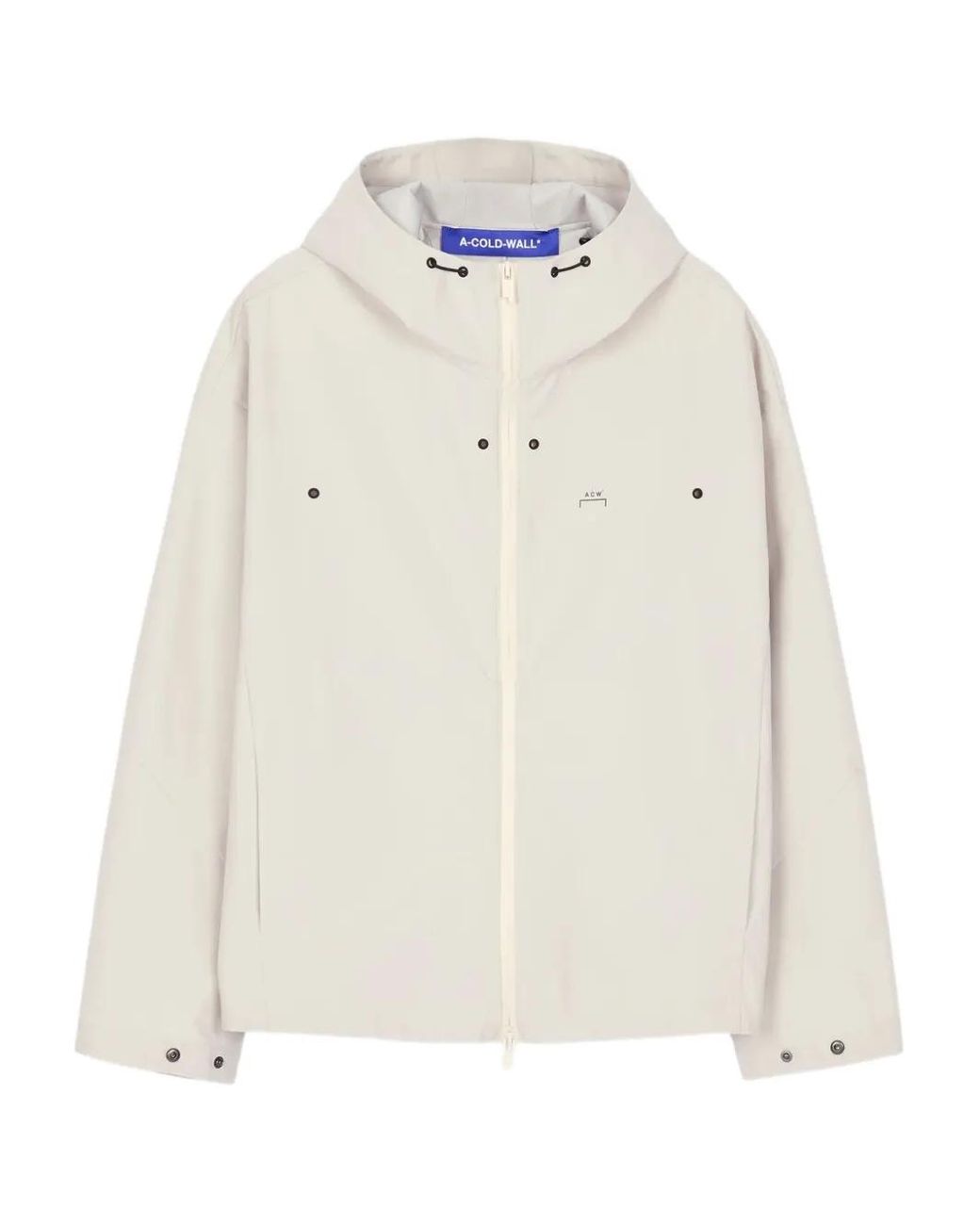 Chaqueta Balfron Con Capucha Y Cremallera A_COLD_WALL* de hombre de color White