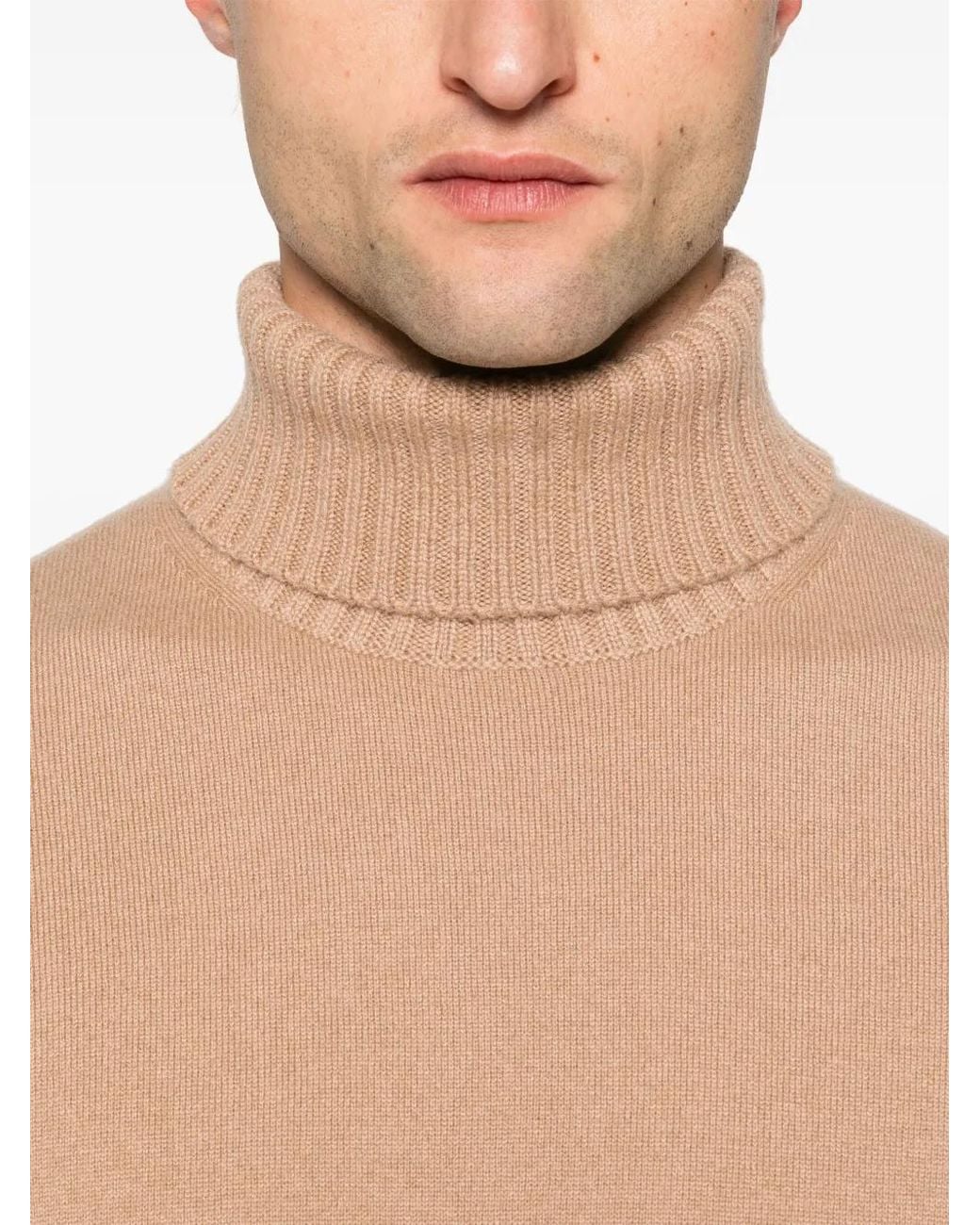 Ballantyne Natural T Neck Sweater for men
