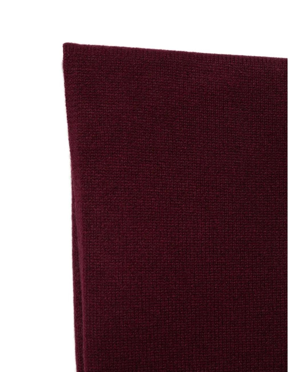 Be You Purple Triangular Knitted Scarf