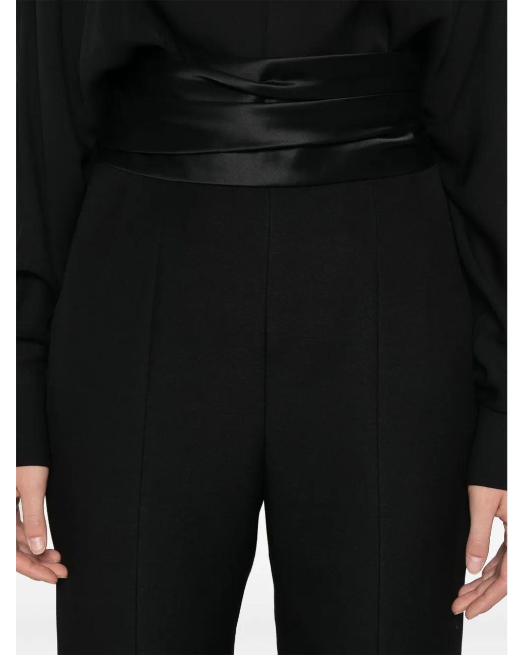 Khaite Camberly Broek in het Black