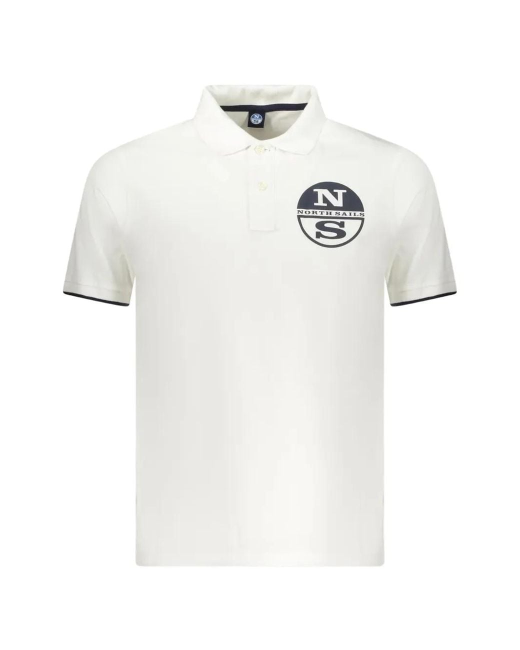 North Sails White Polo À Logo Imprimé for men