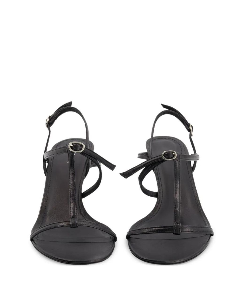 Coperni White Floating Leather Heeled Sandals
