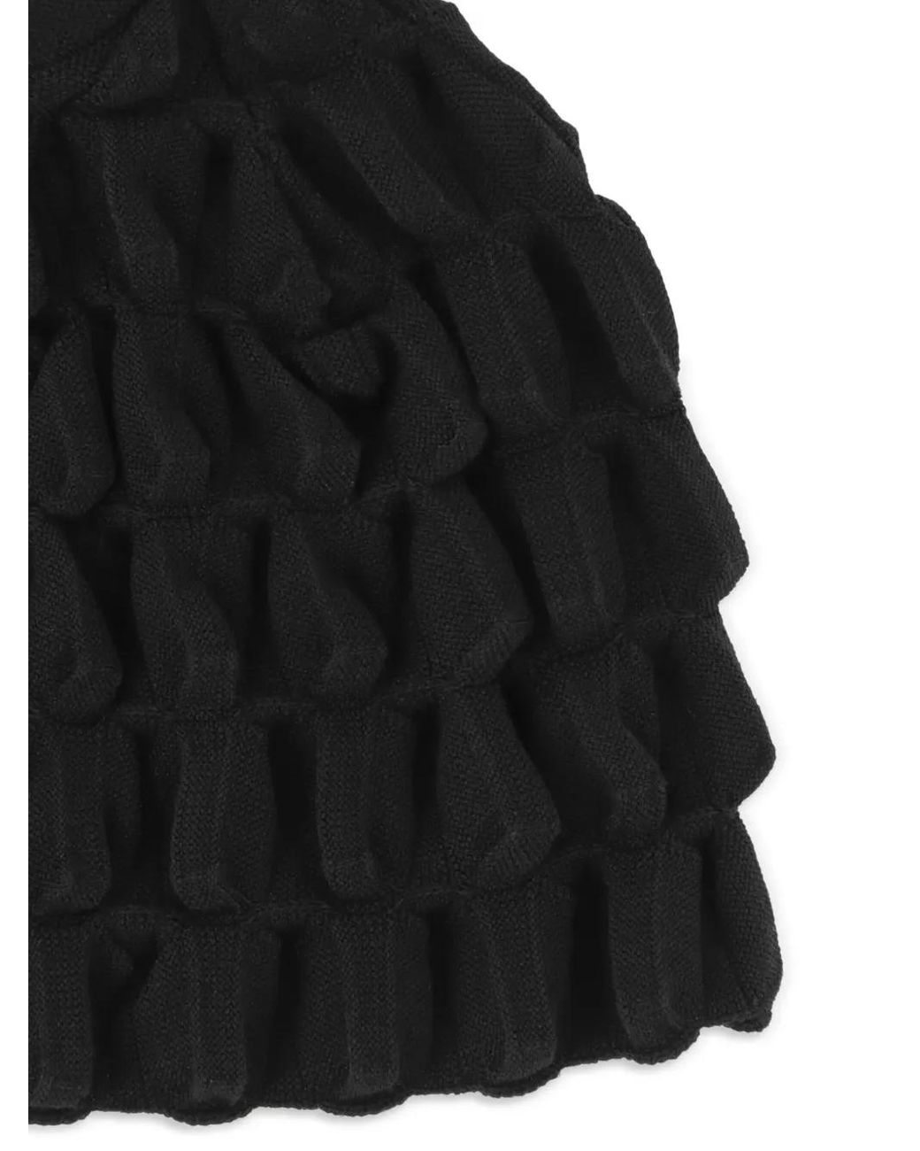 J.L-A.L Black Basic Beanie for men