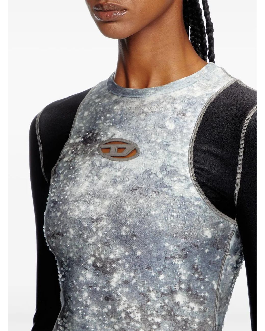 DIESEL Black D-Vanne Mini Dress