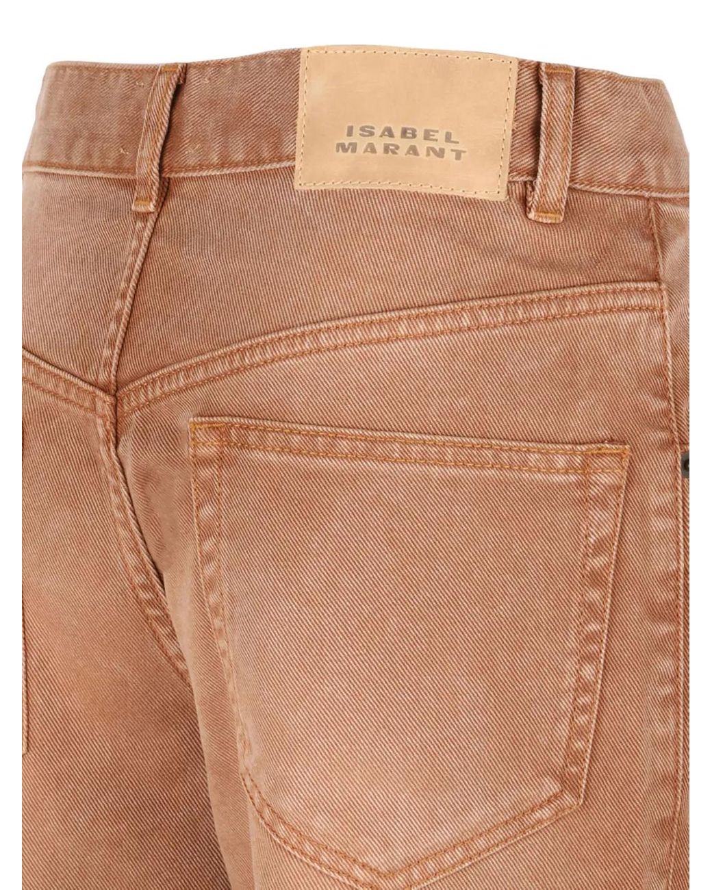 Isabel Marant Natural Five-Pocket Trousers