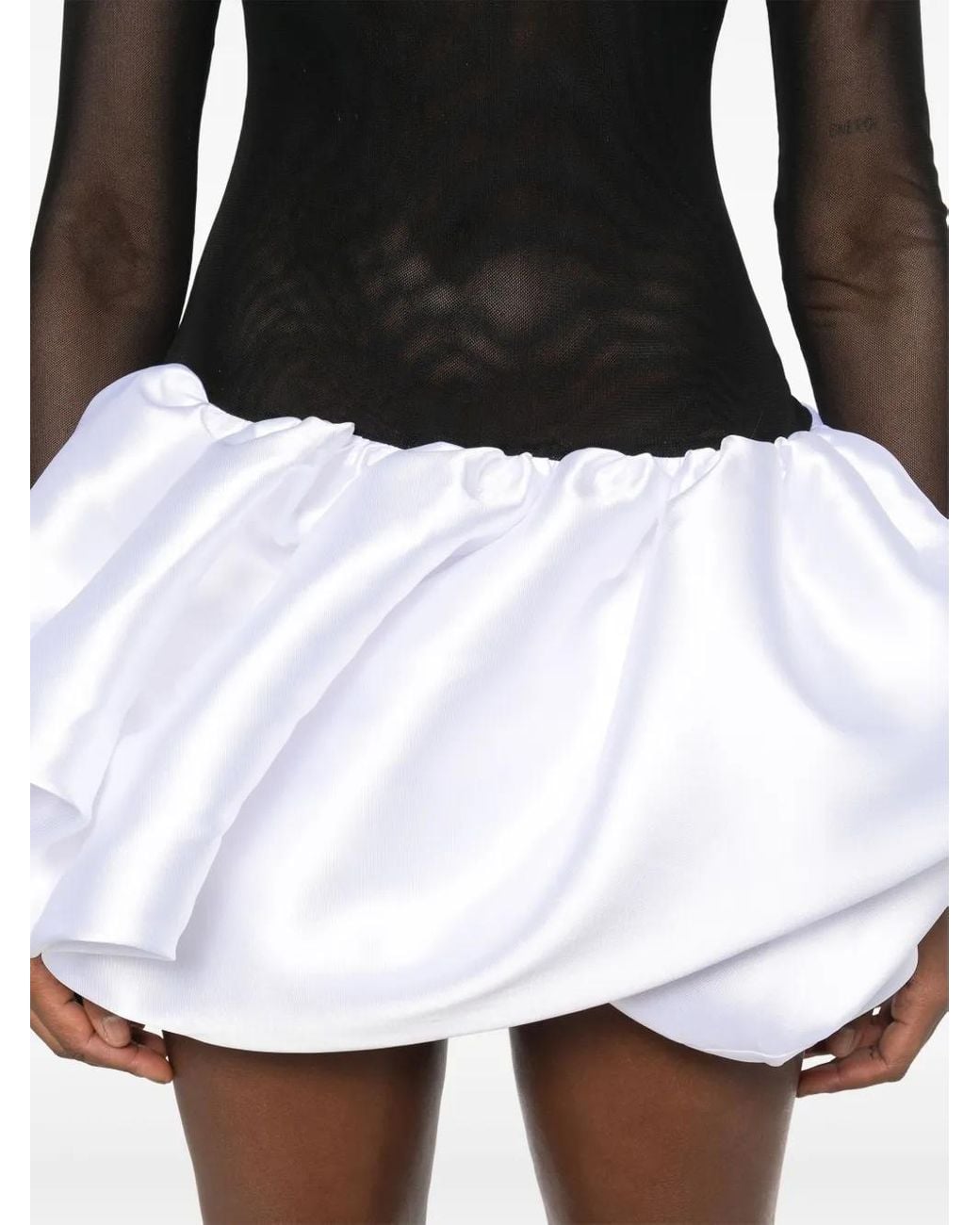 Atu Body Couture Black Puffball Mini Dress