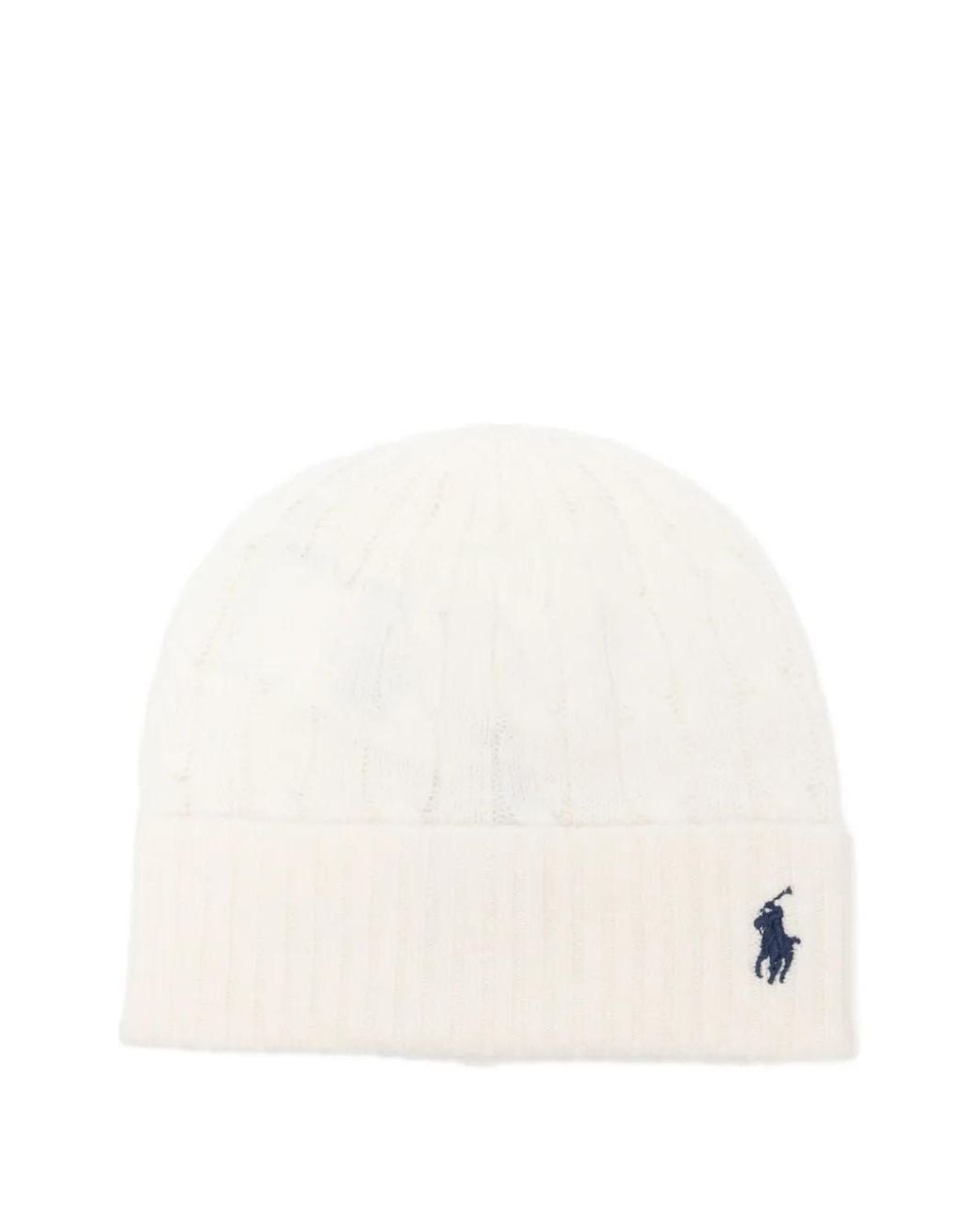 Polo Ralph Lauren White Hat With Pony Logo