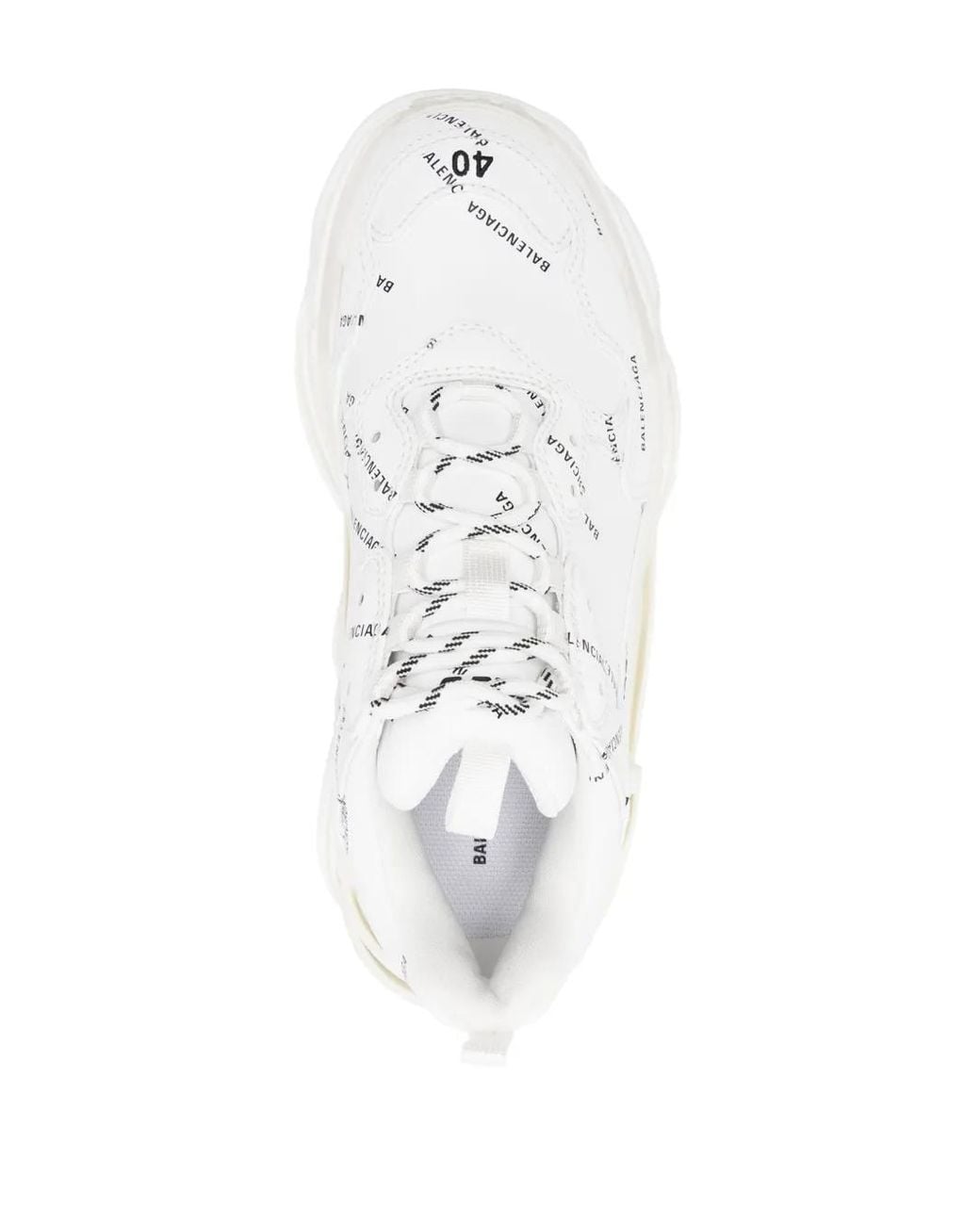 Balenciaga White Triple S Sneakers