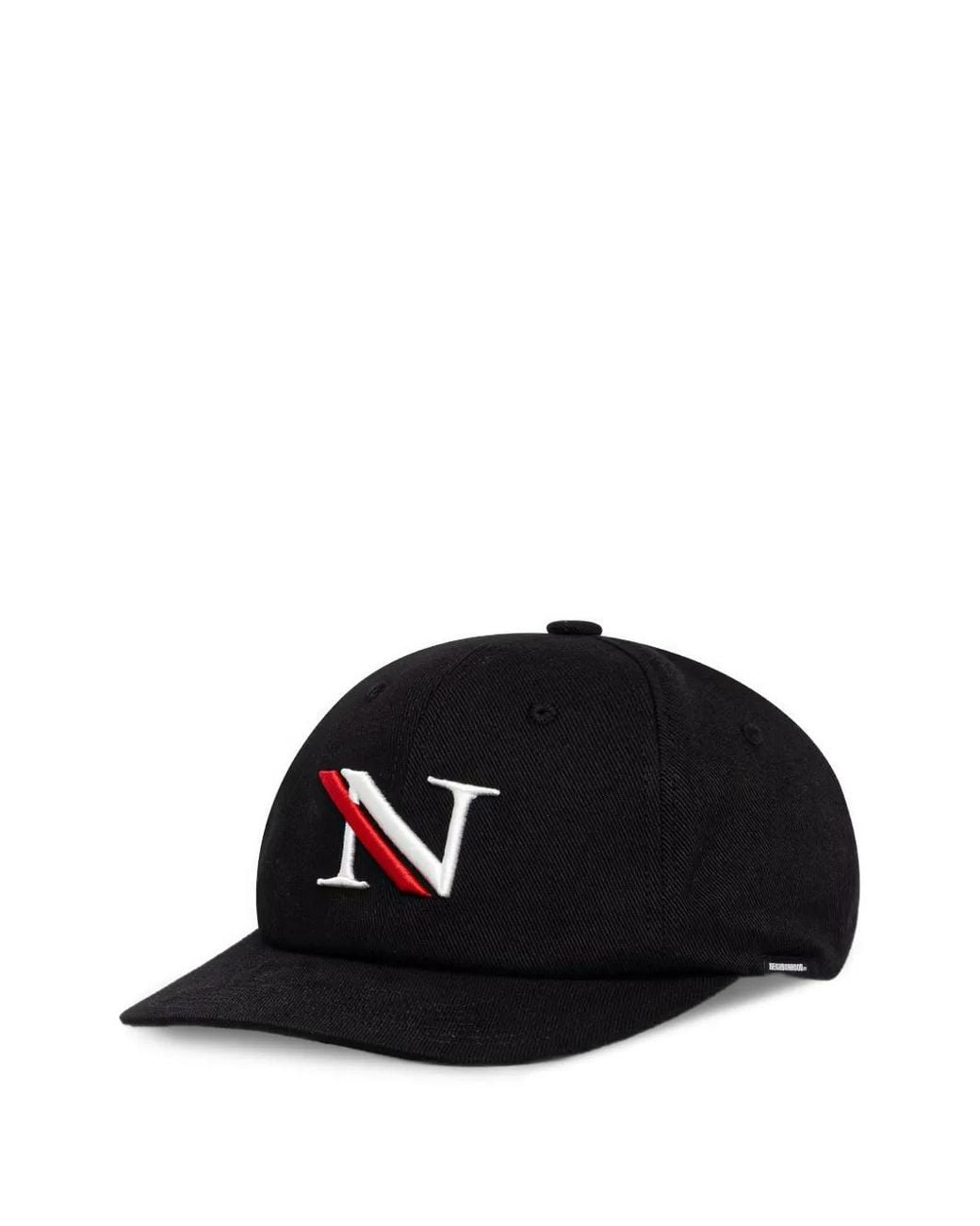 Neighborhood Black Logo-Embroidered Baseball Cap for men