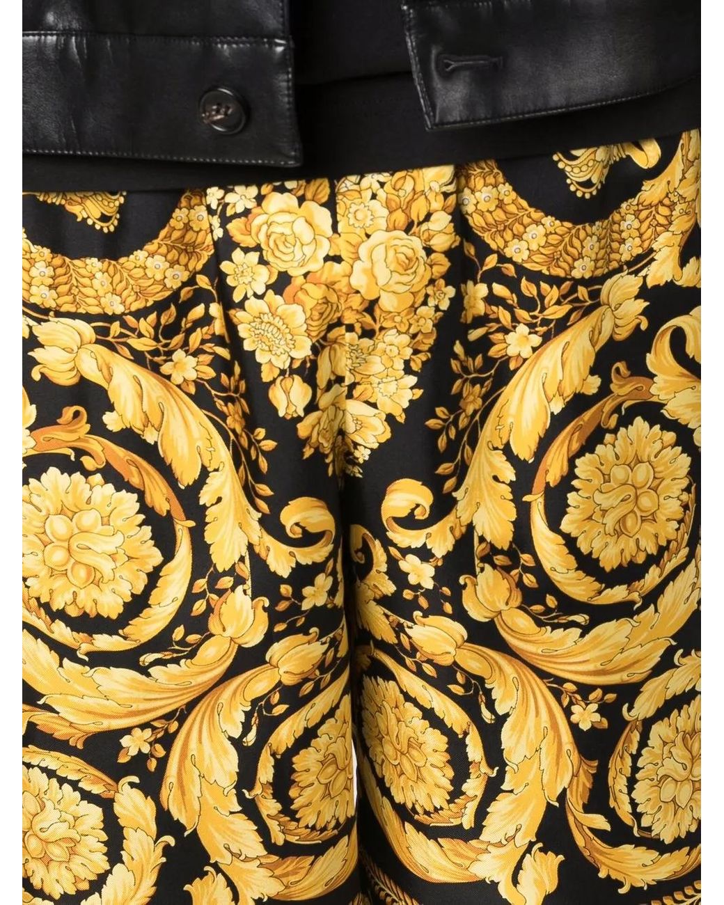 Bermudas Versace pour homme en coloris Yellow