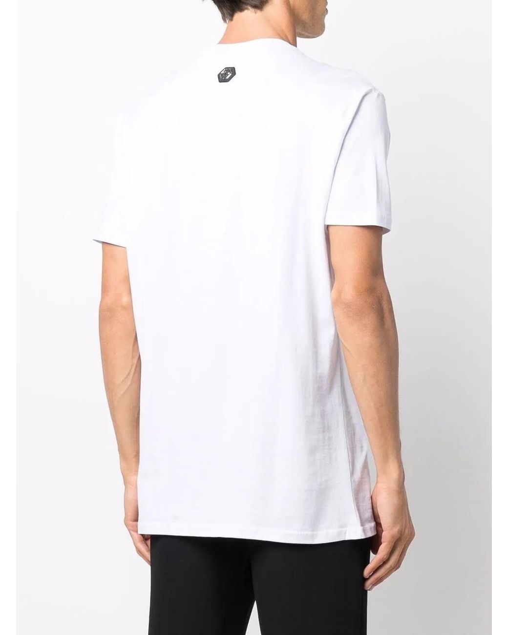 Philipp Plein T-Shirt Met Ronde Hals in het White