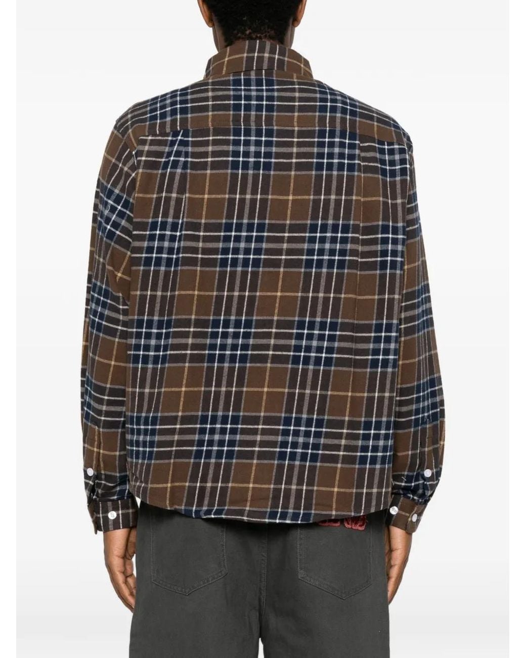 DAGGER Black Veste En Flanelle À Carreaux for men