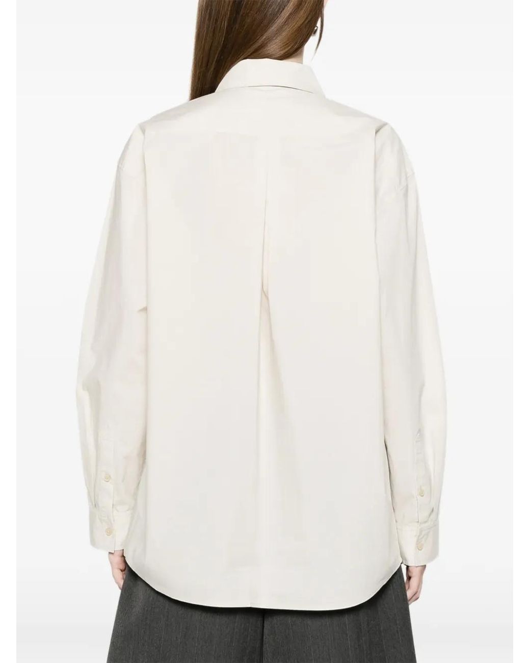 Totême  White Classic Tumbled Shirt