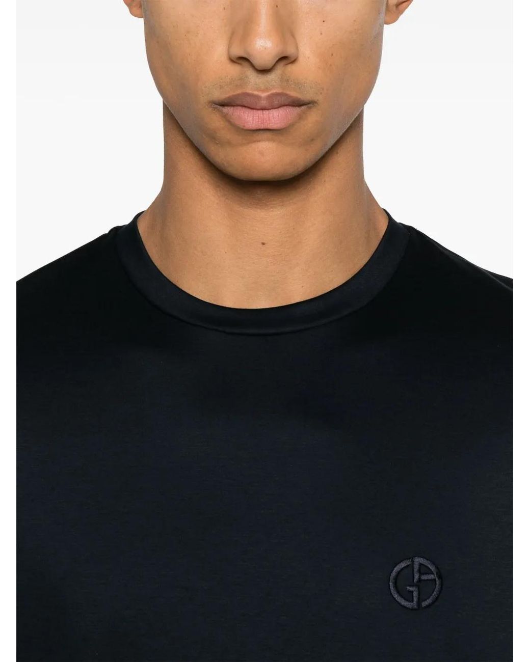 Giorgio Armani Black T-Shirt for men
