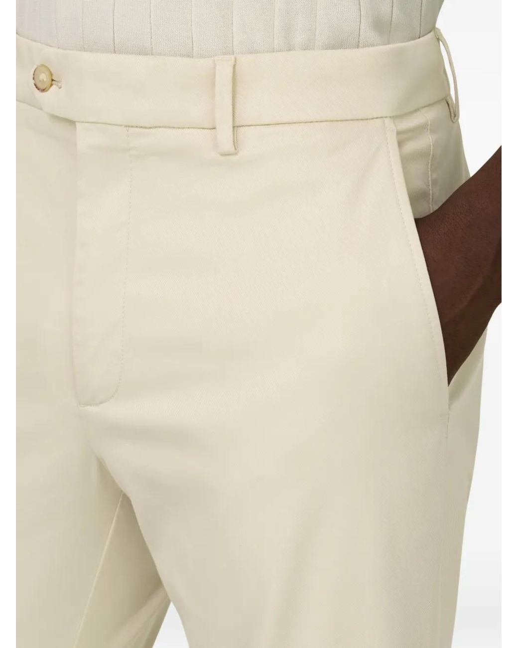 Boggi Natural Straight-Leg Chino Pants for men